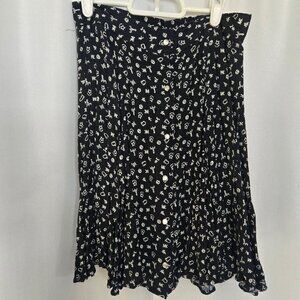 Roper Black and White Skater Skirt